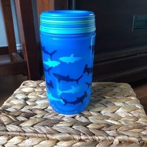 Shark double insulated kids tumbler